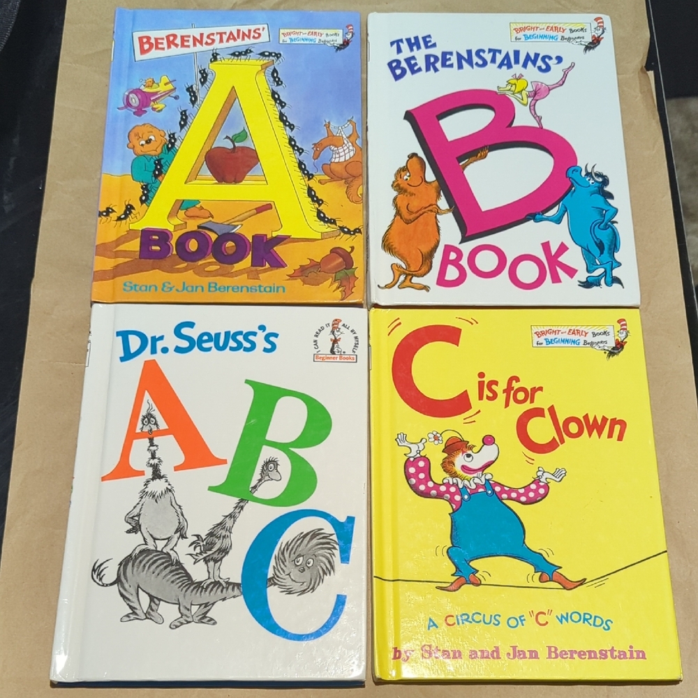 Dr. Seuss's ABC and Berenstain Bears Book Set - A B C Abc